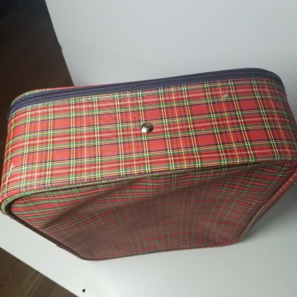 Schneiders Vtg Children's ABC/Bears Plaid Suitcase - Picture 5 of 13